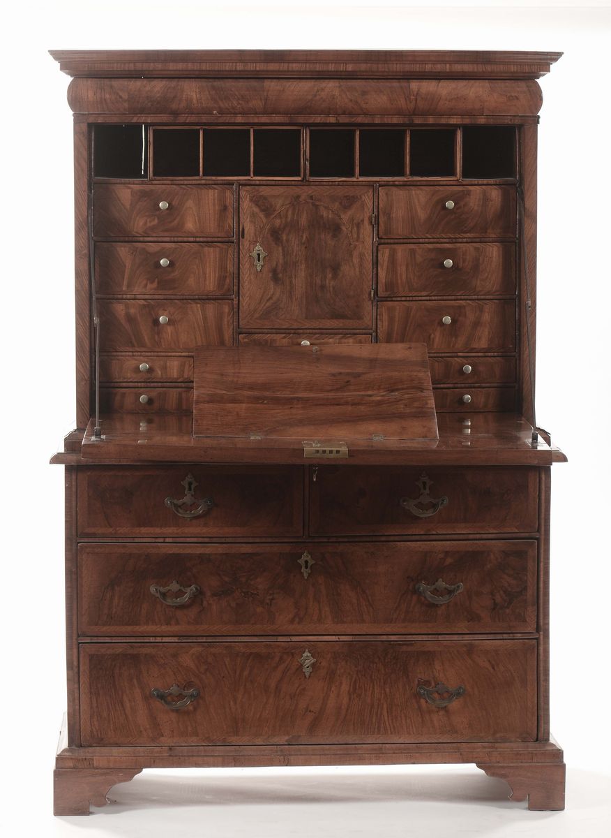 Secretaire in Radica di Noce, XIX Secolo