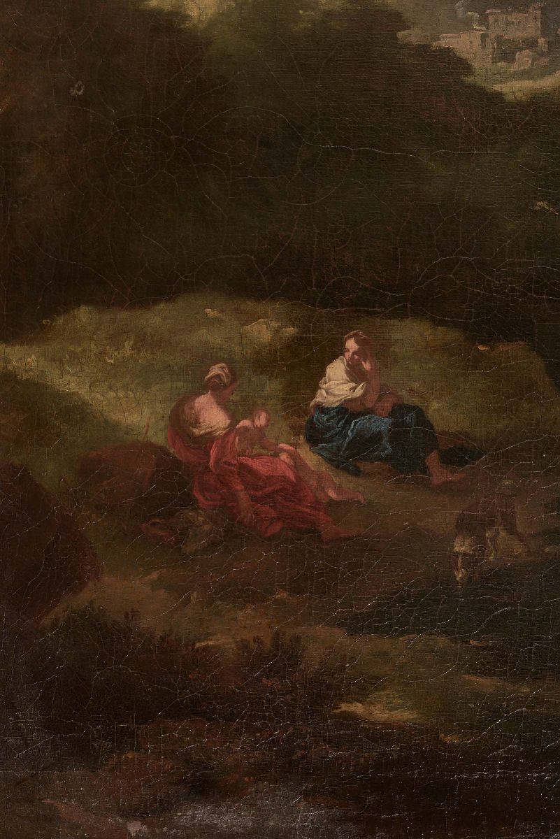 Pietro Mulier Detto il Cavalier Tempesta (haarlem 1637 - Milano 1701)paesaggio con Figure