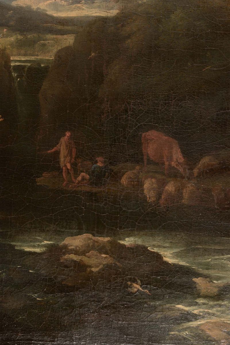 Pietro Mulier Detto il Cavalier Tempesta (haarlem 1637 - Milano 1701)paesaggio con Figure