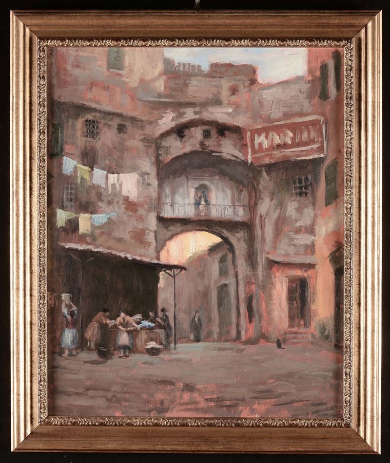 Federico Ferrari (1917-1979) Piccapietra  - Asta Antiquariato, Affidamenti da raffinate dimore private - Cambi Casa d'Aste