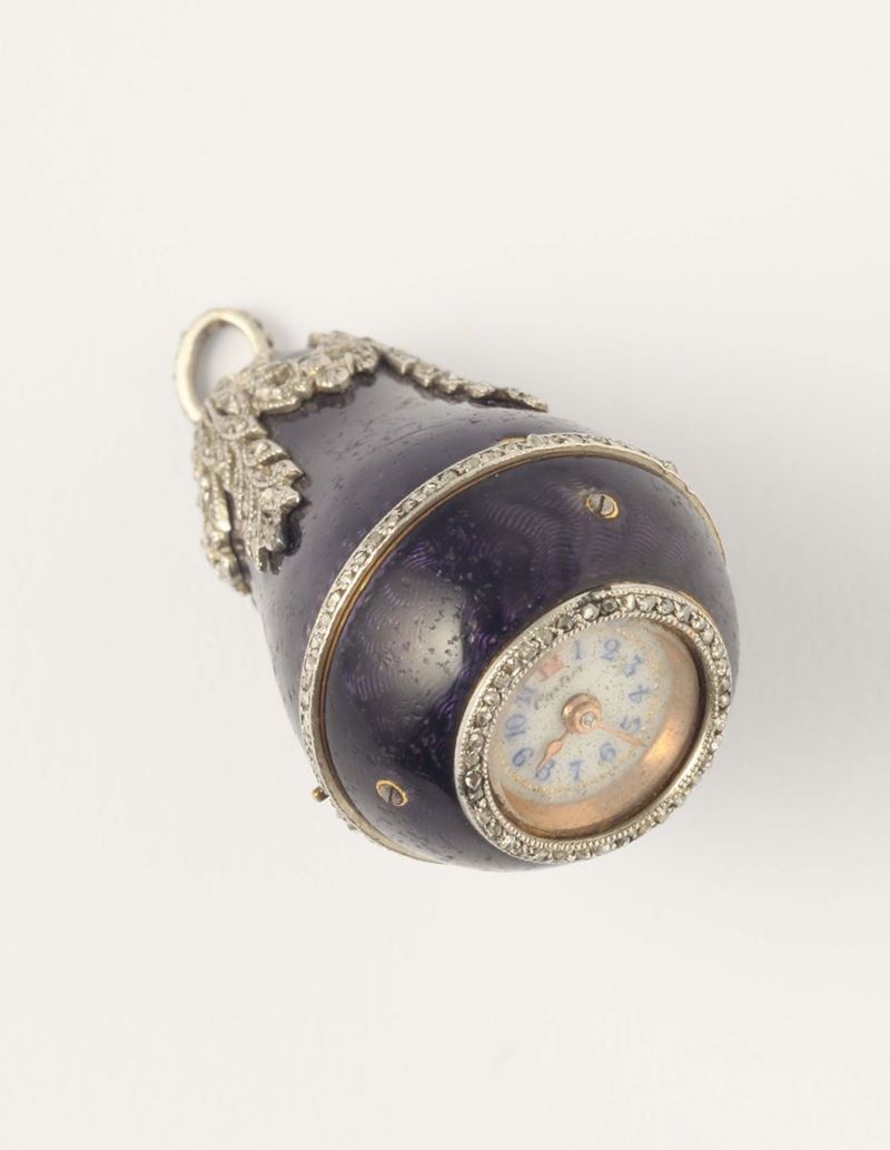 Cartier, orologio pendente  - Auction Fine Jewels - I - Cambi Casa d'Aste