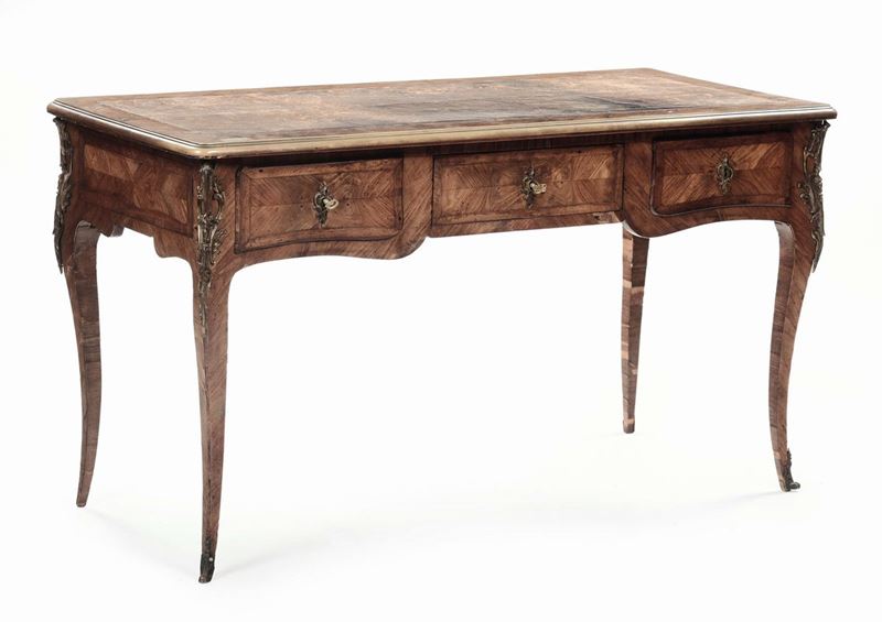 Scrittoio Napoleone III lastronato, XIX secolo  - Auction Fine Arts from refined private house - Cambi Casa d'Aste