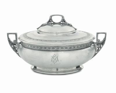 Tarrina con Coperchio in Argento