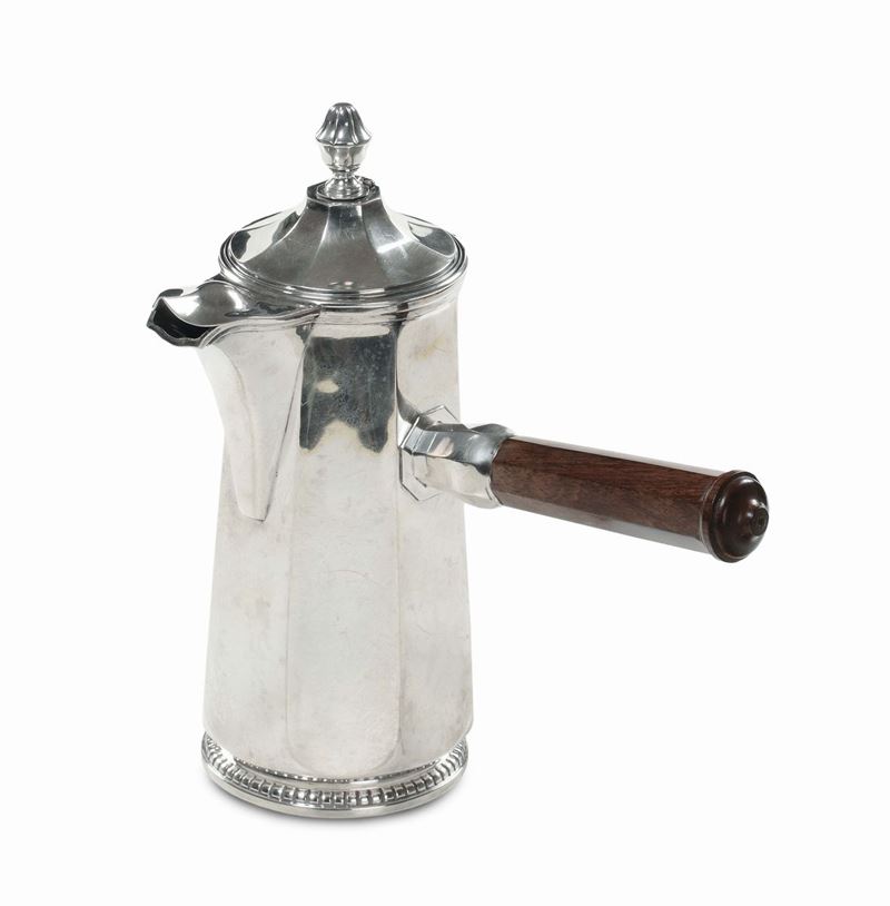 Cioccolatiera in argento, XX secolo  - Auction Fine Arts from refined private house - Cambi Casa d'Aste