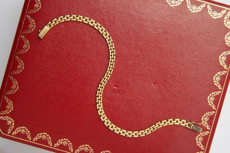 Cartier, bracciale in oro giallo  - Asta Fine Jewels - I - Cambi Casa d'Aste