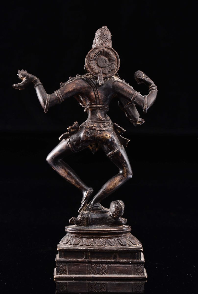 Divinità a Quattro Braccia in Bronzo, Thailandia, XIX Secolo