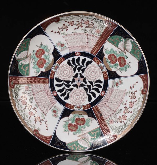 Piatto in porcellana Imari