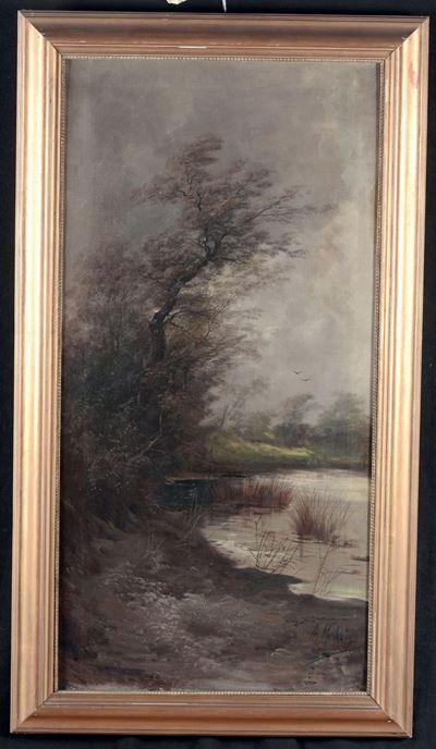 Henry Markò (1855-1921)paesaggi Fluviali