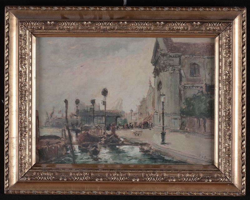 Anonimo del XIX secolo Veduta Venezia  - Auction Fine Arts from refined private house - Cambi Casa d'Aste