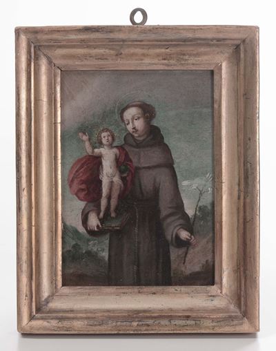 Scuola del XVIII Secolosant’antonio con Bambino