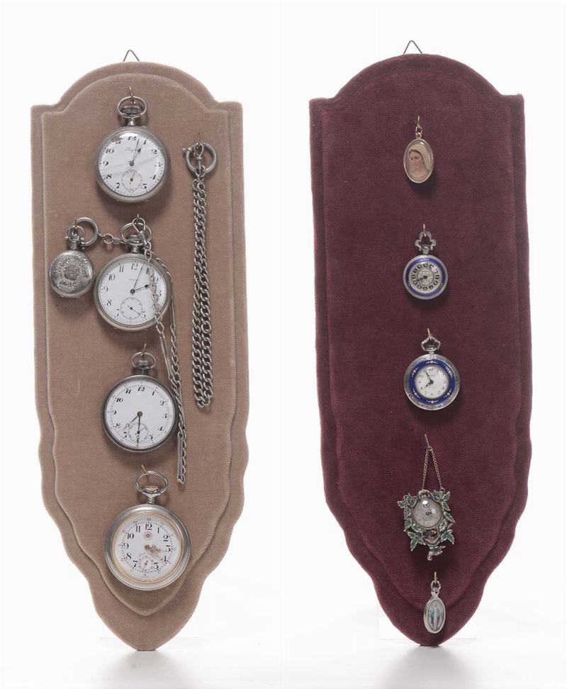 Collezione di orologini da tasca  - Asta Arredi dalle dimore degli eredi Ercole Marelli e altre provenienze - Cambi Casa d'Aste