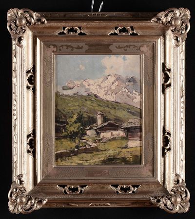 Anonimo del XIX-XX Secolopaesaggio Montano