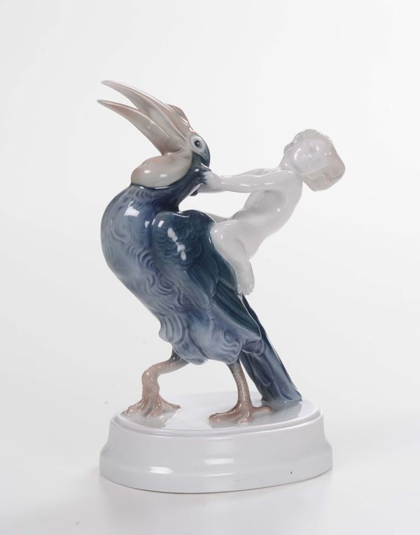 Ferdinand Liebermann - Rosenthal - Germania Putto su pellicano