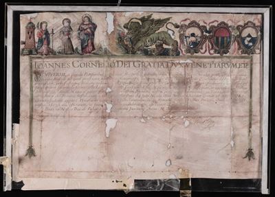 Bolla su Carta Dipinta in Policromia, Venezia 1540