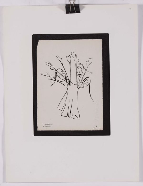 Maurice Henry Ajuste avant le a crépuscule,1974 Le prefiche in Abruzzo, 1935