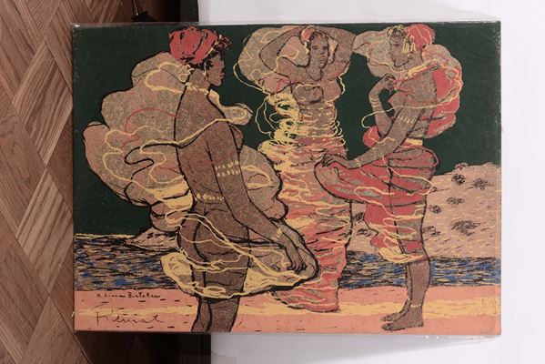 Salvatore Fiume (1915-1997) Odalisca