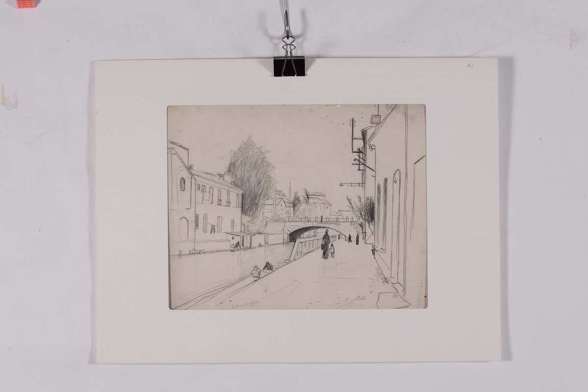 Cesare Breveglieri (1902-1948)il Naviglio a Milano