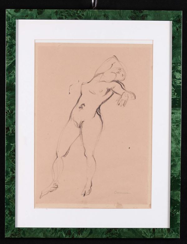 Felice Carena (1879-1966) Studio di nudo femminile