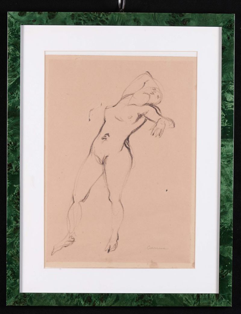 Felice Carena (1879-1966) Studio di nudo femminile  - Auction Fine Arts from refined private house - Cambi Casa d'Aste