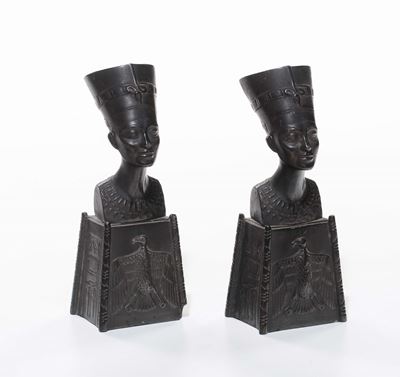 Due Bustini di Egizi in Bronzo
