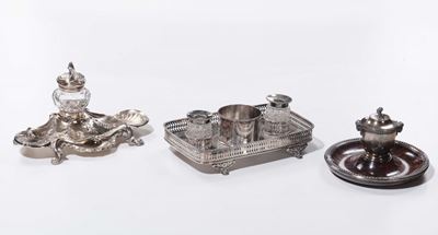 Lotto di Tre Calamai Diversi