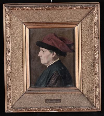 Nicolo Barabino (1832-1891)ritratto di Pier Luigi Capponi