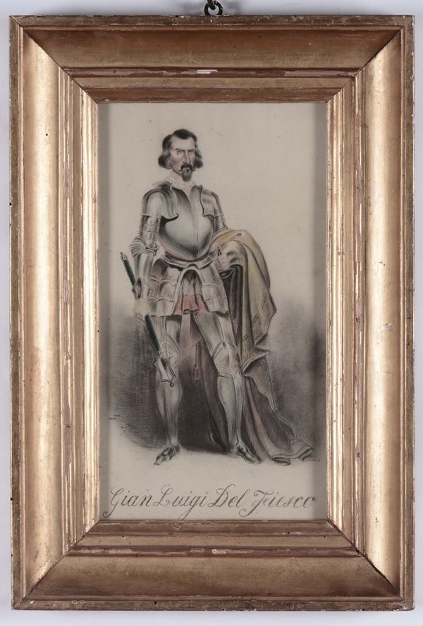 Anonimo del XIX-XX secolo Ritratto di Gian Luigi del Fiesco