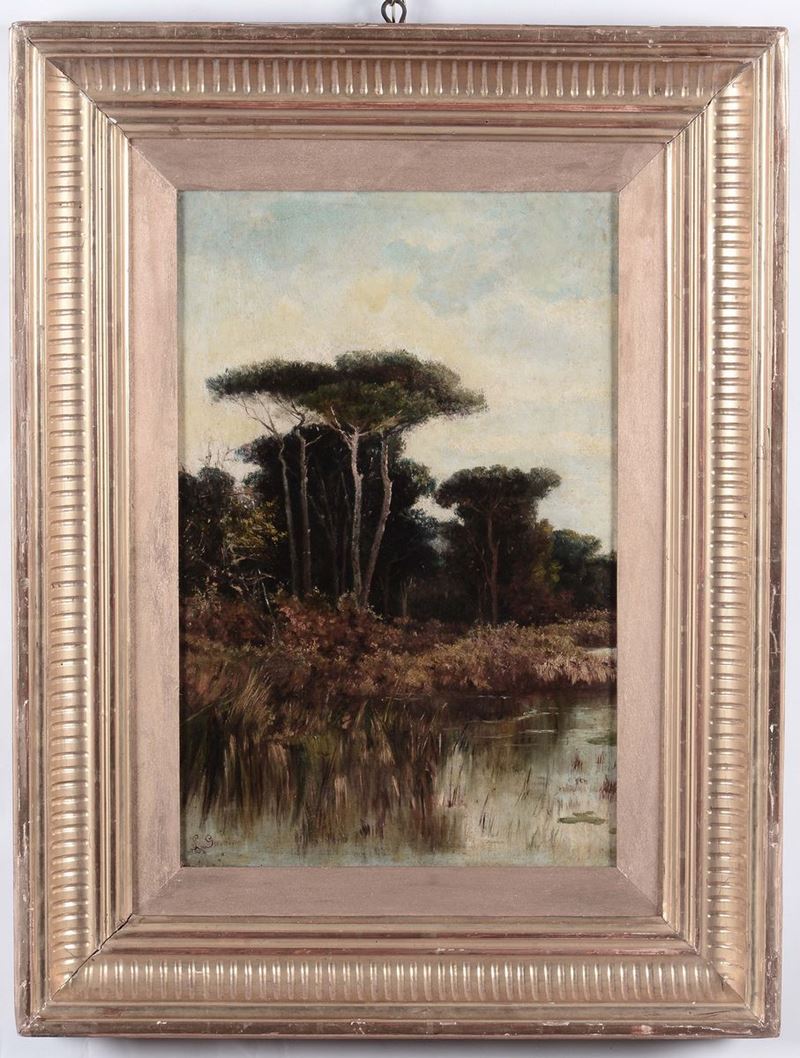 Luigi Gainotti (1859-1940) Paesaggio  - Auction Time Auction 9-2014 - Cambi Casa d'Aste