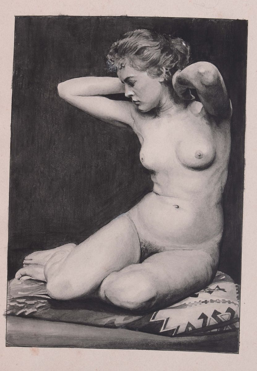 Amedeo Merello (1890-1979)nudi Femminili