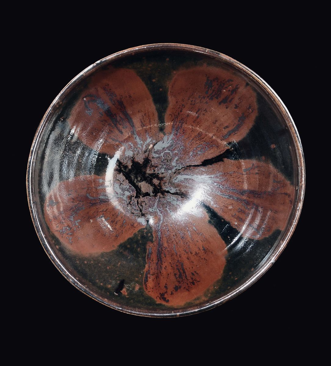 Ciotola Jizhou con Smalto Marrone Scuro, Cina, Dinastia Song (960-1279)