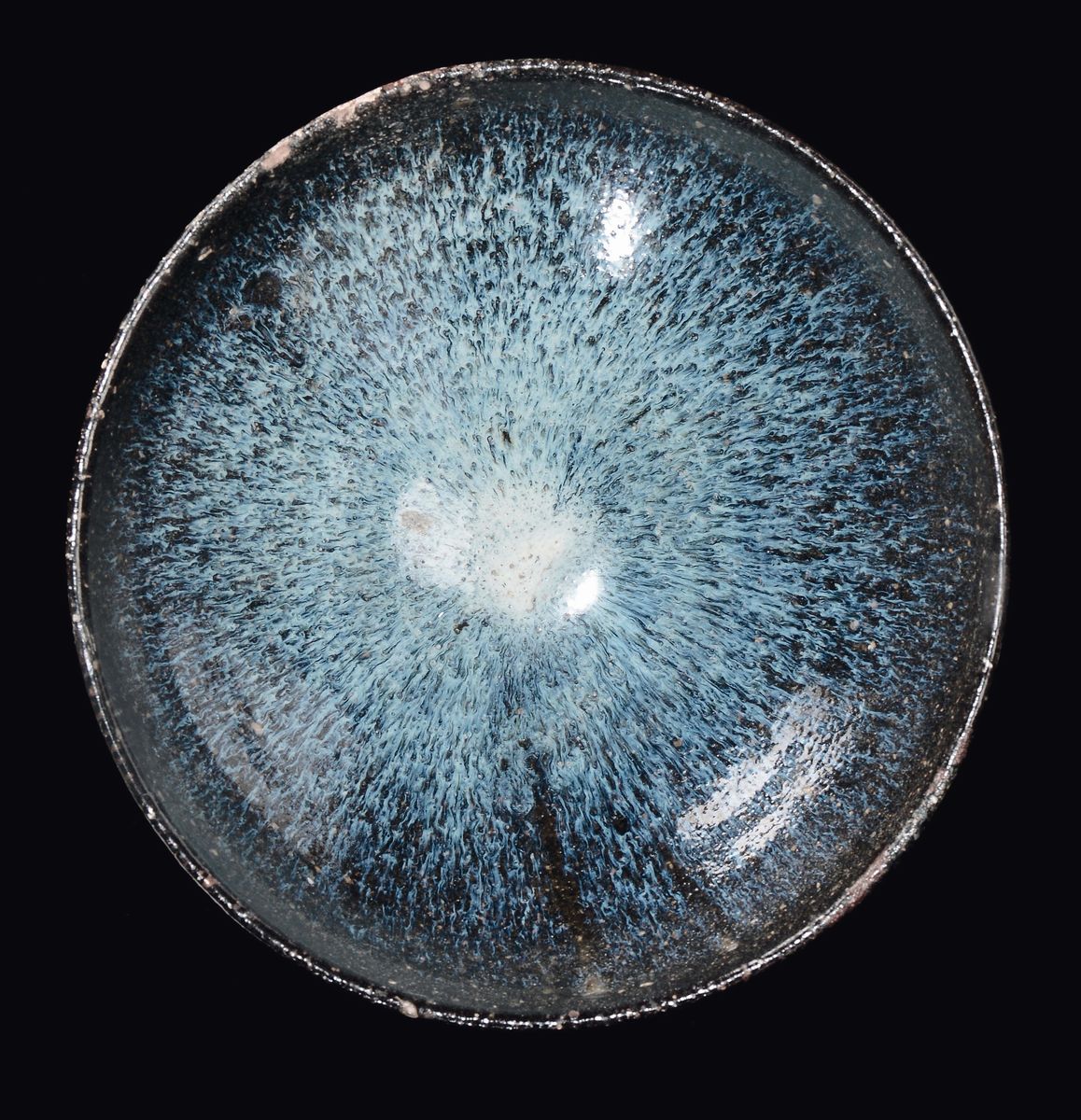Ciotola Jian con Smalto Blu Notte e Nero, Cina, Dinastia Song (960-1279)