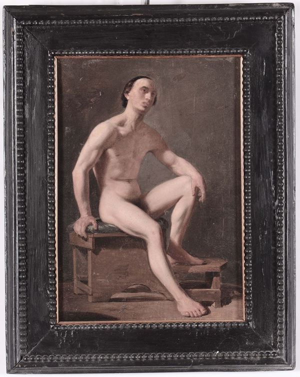 Anonimo del XIX secolo Nudo maschile