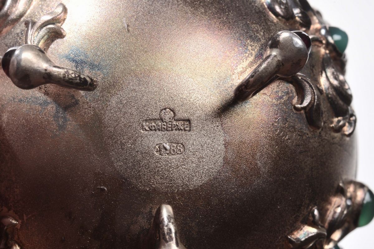 Salierina in Argento e Smalti, Punzoni Russi