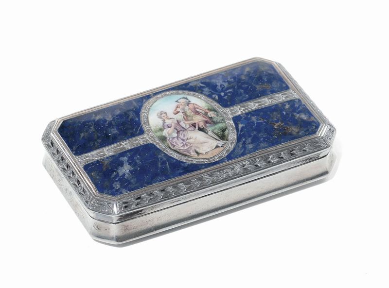 Tabacchiera in argento, Italia XX secolo  - Asta Antiquariato e Dipinti Antichi - I - Cambi Casa d'Aste