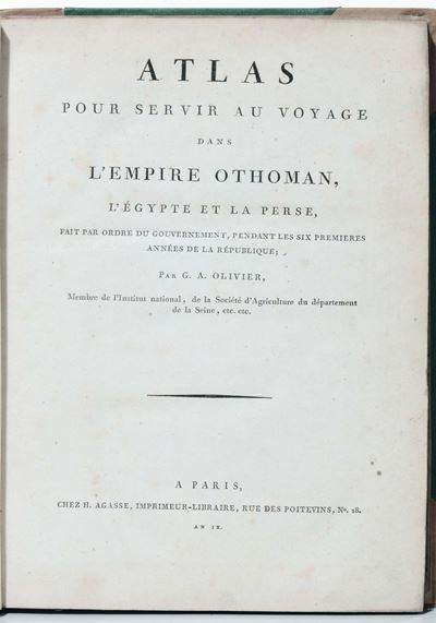 Atlas Pour Servir Au Voyage Dans L’empire Ottoman