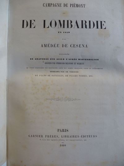 améDée De Cesenacampagne De Piemont Et De Lombardie..