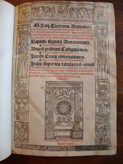 Marco Tullio Ciceroneepistolae Familiares