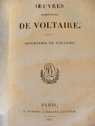 Voltaireoeuvres Completes