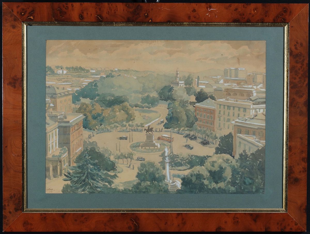 Anonimo del XX Secolovedute di Genova, 1936