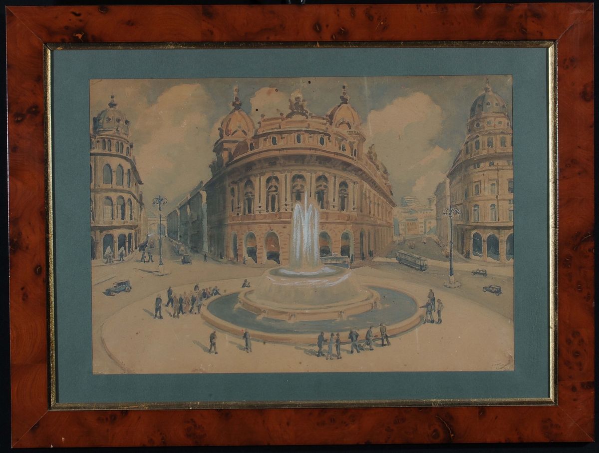Anonimo del XX Secolovedute di Genova, 1936