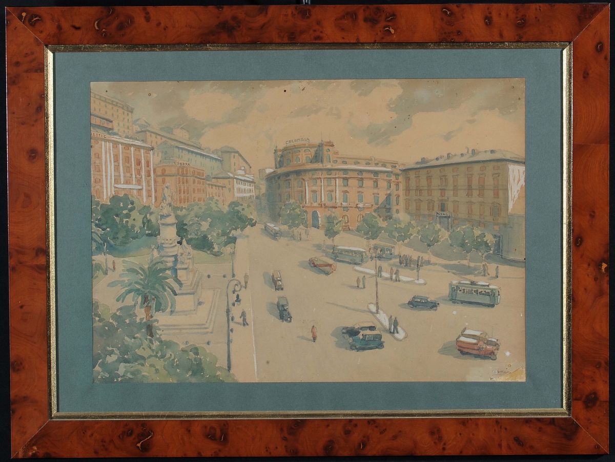 Anonimo del XX Secolovedute di Genova, 1936