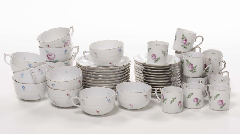 Servizio da caffè in porcellana Herend, XX secolo  - Asta Antiquariato, Affidamenti da raffinate dimore private - Cambi Casa d'Aste