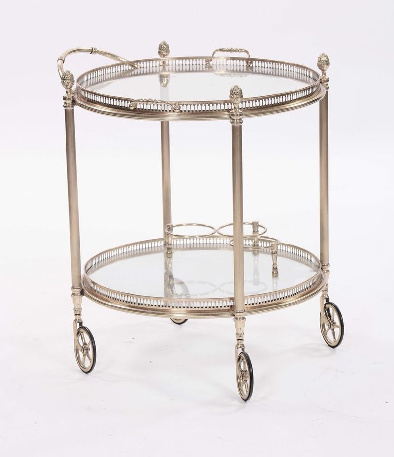 Carrello in vetro e ottone  - Asta Asta a Tempo 1-2015 - Cambi Casa d'Aste