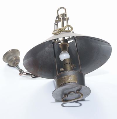 Lampadario in Ottone in Stile Marinaro