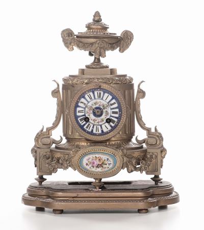 Orologio Parigina in Bronzo Dorato
