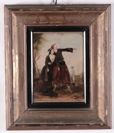 Giuseppe Frascheri (1809-1886)vivandiera Francese Ferita a San Martino