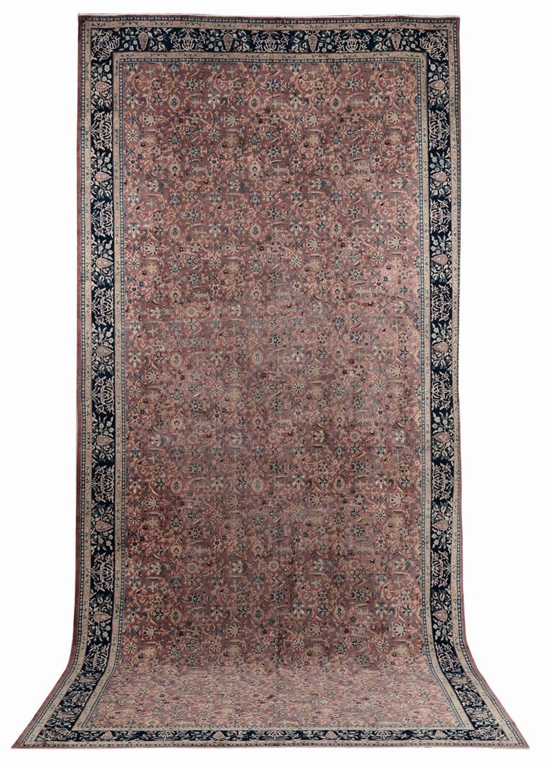 Tappeto indiano Amritzar seconda metà XIX secolo  - Auction Fine Carpets - Cambi Casa d'Aste