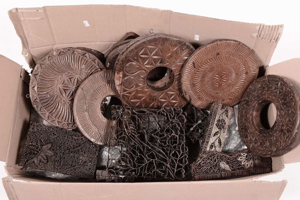 Collezione di stampi per stoffa