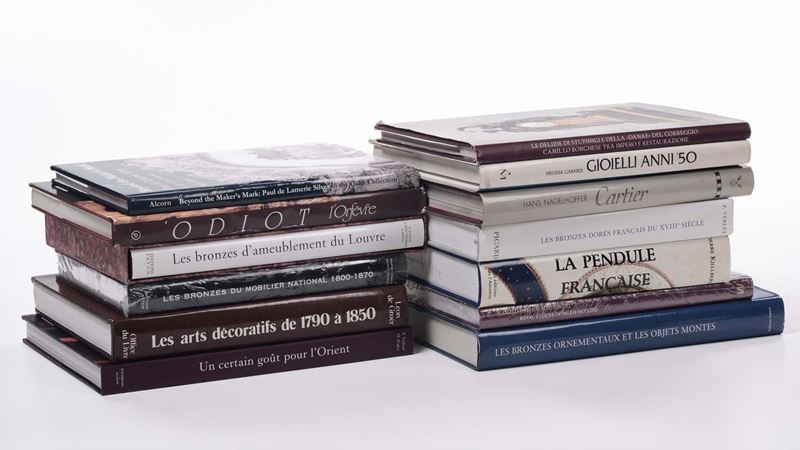 Lotto di libri su oreficeria, pendoleria e bronzi francesi  - Auction Old and Rare Manuscripts and Books - Cambi Casa d'Aste