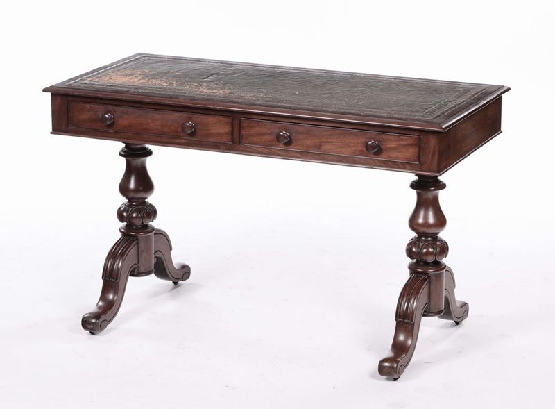 Tavolo in mogano, Inghilterra XIX secolo  - Auction Fine Arts from refined private house - Cambi Casa d'Aste